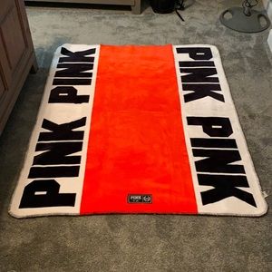 Pink by Victoria’s Secret blanket size 50 x 60”